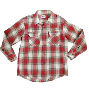 vtg MR DEE CEE  plaid shirt sz L